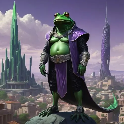 frog background,frog king,gungan,namurian,frog prince,frog man,mughul,frogtown,perroncel,qwark,donatello,adirek,hutt,coruscating,kekionga,agamid,leaupepe,pepe,archchancellor,patrol,Conceptual Art,Fantasy,Fantasy 01