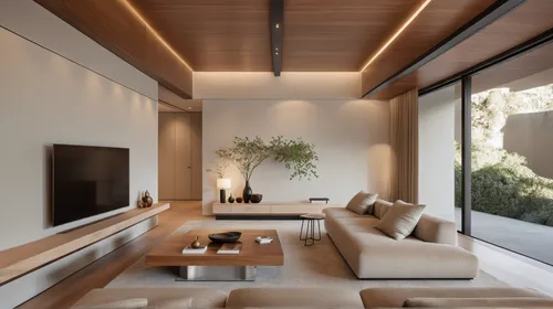 modern living room,interior modern design,modern decor,contemporary decor,living room,concrete ceiling,corten steel,interior design,luxury home interior,modern house,livingroom,smart home,living room modern tv,stucco ceiling,modern room,interiors,modern style,californian white oak,wooden beams,daylighting,Photography,General,Realistic