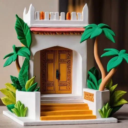 miniature house,model house,fairy door,gingerbread house,the gingerbread house,miniaturist,small house,little house,wooden mockup,crispy house,tabernacle,diorama,cuckoo clock,dolls houses,bungalow,traditional house,art deco ornament,bungalows,lego pastel,temple,Unique,3D,Clay