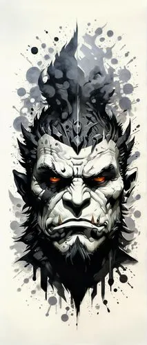fuel-bowser,angry man,angry,goki,ogre,my neighbor totoro,anger,shinigami,warlord,orc,snarling,black dragon,game illustration,brute,nine-tailed,leopard's bane,sōjutsu,daemon,gargoyles,doomsday,Conceptual Art,Sci-Fi,Sci-Fi 08