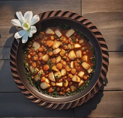 chana masala,minestrone,vegetable soup,huaiyang cuisine,indian chinese cuisine,stir-fried morning glory,miso soup,tibetan food,pozole,tteok-bokki,ribollita,vegetable broth,paneer,hominy,laotian cuisin