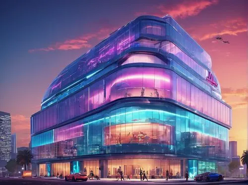 largest hotel in dubai,artium,futuristic art museum,hongdan center,damac,cybercity,difc,glass building,costanera center,cyberport,ulaanbaatar centre,mubadala,mithibai,sanlitun,futuristic architecture,glass facade,rotana,habtoor,andaz,capitaland,Illustration,Vector,Vector 19