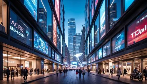 shinjuku,yonge,the dubai mall entrance,time square,cybercity,taikoo,torontos,leadenhall,shopping street,centralworld,citycenter,komtar,shanghai,business district,ctbuh,guangzhou,times square,tokyo,chungking,manama