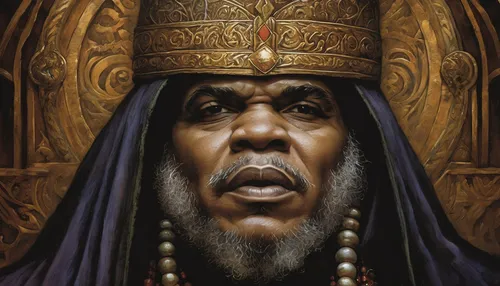 high priest,archimandrite,bishop,hieromonk,king lear,twelve apostle,metropolitan bishop,apostle,prophet,black church,rompope,benediction of god the father,ancient icon,black pete,emperor,the abbot of olib,the ruler,sermon,king caudata,the black church,Illustration,Realistic Fantasy,Realistic Fantasy 14