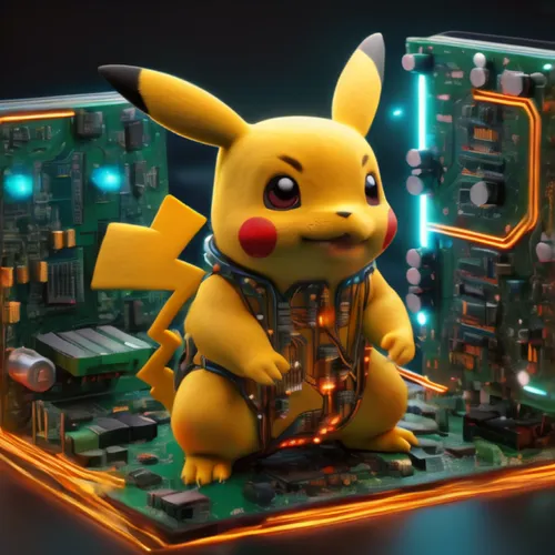 pikachu,pika,pixaba,lures and buy new desktop,electronic waste,pokemon,circuit board,pokémon,pokemon go,electronic market,circuitry,electro,electronic engineering,electrical supply,circuit component,p