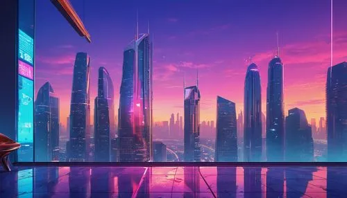 futuristic landscape,cybercity,cityscape,futuristic,cyberpunk,synth,futurist,cyberport,coruscant,cybertown,scifi,city skyline,cyberworld,futuristic architecture,cyberscene,fantasy city,metropolis,skyscrapers,mainframes,cyberia,Illustration,Vector,Vector 19