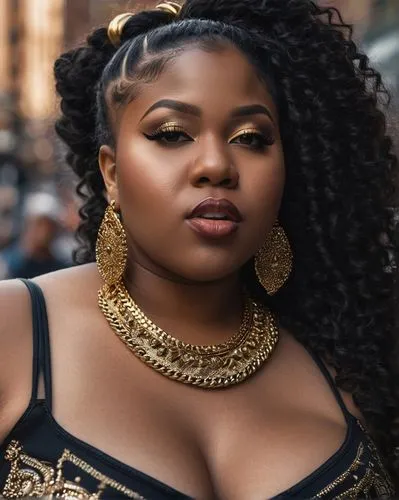 beautiful african american women,bbw ,portrait , jewellery,long hair,young woman,Photography,General,Fantasy