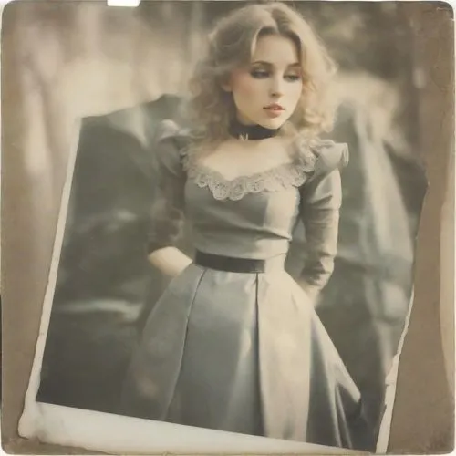 tintype,miss circassian,vintage dress,vintage woman,vintage girl,treacherous,polaroid,polaroid photos,tintypes,vintage women,vintage angel,perrie,rosalyn,vintage doll,porcelain doll,liesel,polaroid pictures,fairest,vintage background,vintage female portrait,Photography,Polaroid