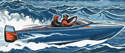 Design a poster showcasing the adrenaline-fueled action of motorboat sports.,jet ski,powerboating,coast guard inflatable boat,power boat,surfboat,speedboat,rigid-hulled inflatable boat,f1 powerboat ra