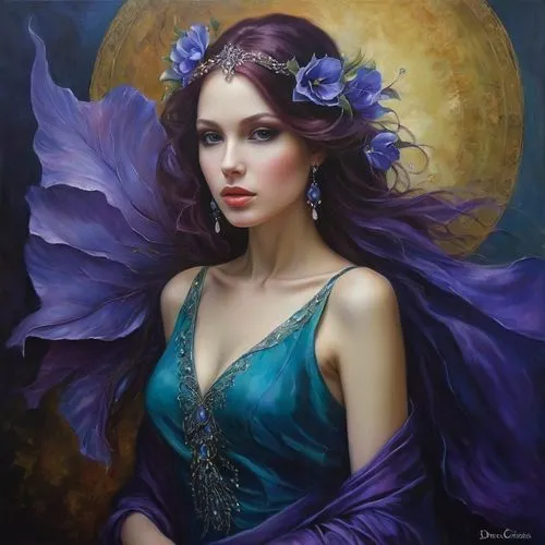 faery,fantasy art,persephone,mystical portrait of a girl,liliana,faerie,Illustration,Realistic Fantasy,Realistic Fantasy 30