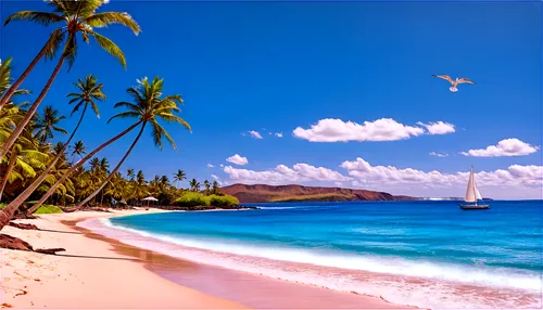 beautiful beaches,caribbean beach,hawaii,dream beach,grenadines,tropical beach,beautiful beach,beach landscape,antilles,caribbean,bequia,paradise beach,guadeloupe,beach scenery,hawai,caribbean sea,guadeloupean,waikiki beach,the caribbean,tobago,Illustration,Realistic Fantasy,Realistic Fantasy 21