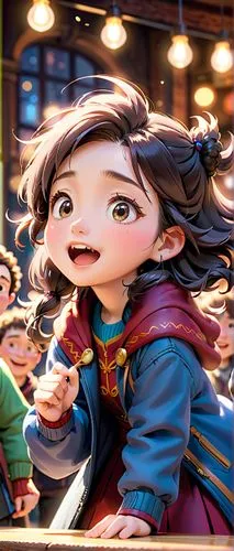 gothel,children's background,hermione,kids illustration,chiaradia,storybook character,narnians,coraline,spinelli,mabel,agnes,pottermania,girl with speech bubble,lorelai,maeve,hogsmeade,liesel,arrietty,cute cartoon character,asami,Anime,Anime,Cartoon