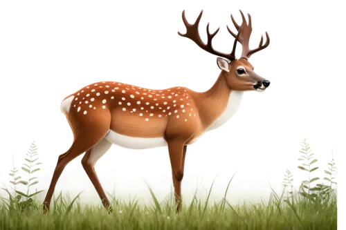 Deer, gentle, forest creature, brown fur, white spots, large eyes, wet nose, drinking water, serene, peaceful, natural, greenery surroundings, morning mist, soft sunlight, 3/4 composition, shallow dep