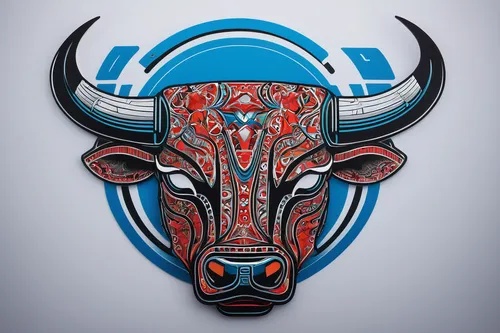 Imagine a futuristic Bulls logo that combines technology and innovation with the team's iconic image.,tribal bull,bulls,taurus,horoscope taurus,buffaloes,bulls eye,buffalo,bull,cow icon,automotive dec