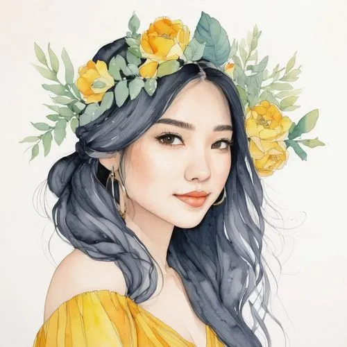 lotus art drawing,kommuna,watercolor wreath,rose flower illustration,jiaying,diwata,Illustration,Paper based,Paper Based 19