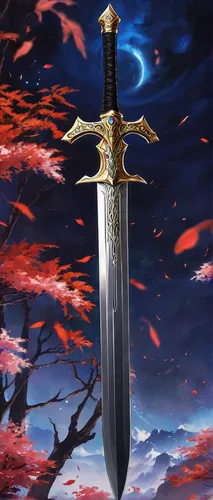 In a fantasy world, Rurus is a legendary sword with the power to vanquish evil. Describe its enchanting design and abilities.,king sword,scabbard,serrated blade,sword,dagger,excalibur,bowie knife,hunt