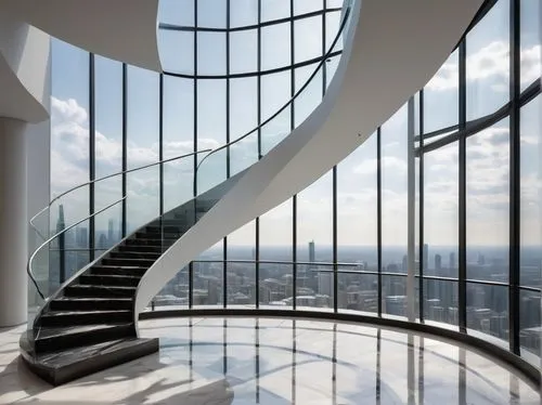 blavatnik,winding staircase,spiral staircase,circular staircase,the observation deck,structural glass,glass facade,observation deck,etfe,spiral stairs,outside staircase,glass wall,staircase,escaleras,staircases,skywalks,escalera,safdie,glass building,futuristic architecture,Photography,Documentary Photography,Documentary Photography 10