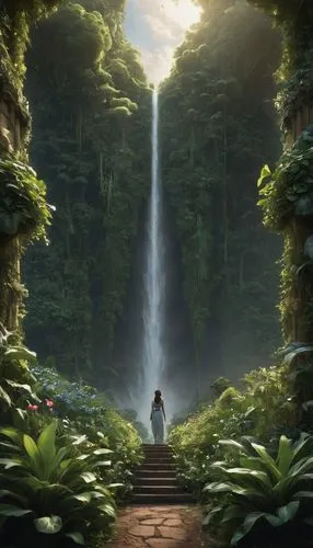 arrietty,yavin,aquarion,sawano,greenforest,ash falls,Conceptual Art,Fantasy,Fantasy 11