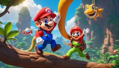 super mario brothers,marios,mario bros,platformers,mario,paisanos,platforming,cartoon video game background,platformer,caballeros,toadstools,plumbers,paisano,luigi,gamesradar,hyuck,celastraceae,game characters,lumbers,rayman,Unique,3D,3D Character