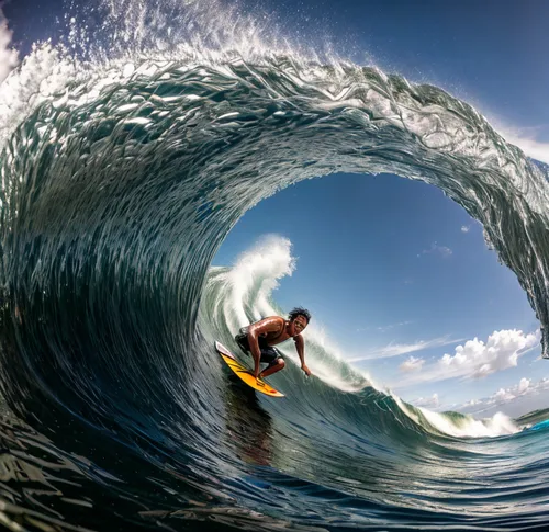 Hawai boy surfing a big wave, tube, glassy,big wave,pipeline,barrels,big waves,surfing,bodyboarding,surf,shorebreak,wave pattern,braking waves,surfboard shaper,stand up paddle surfing,bow wave,churnin