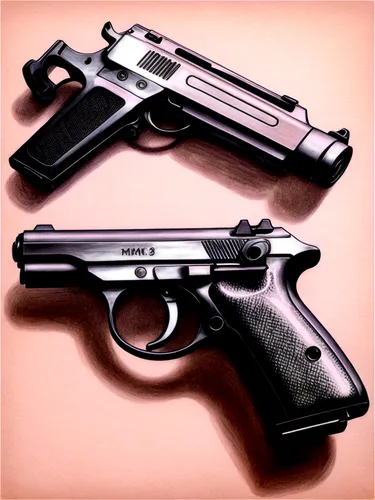 pistols,smith and wesson,glocks,tokarev,firearms,revolvers,air pistol,airguns,weaponry,casings,baretta,guns,calibers,gunmakers,grouping,saulet,usp,suppressors,beretta,sidearm,Illustration,Black and White,Black and White 30