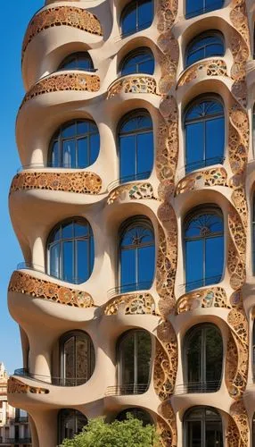 pedrera,gaudi,hotel w barcelona,guell,gaudi park,park güell,hotel barcelona city and coast,building honeycomb,honeycomb structure,casa fuster hotel,barcelona,miralles,interlace,girona,barcellona,balconies,escala,seidler,bcn,barceloneta