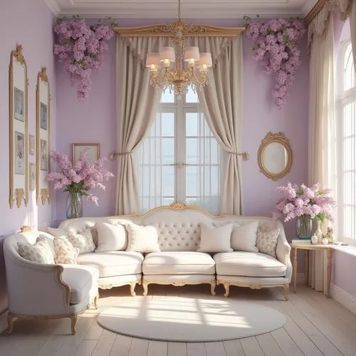 ornate room,beauty room,nursery decoration,bridal suite,interior decoration,the little girl's room,decors,danish room,sitting room,victorian room,light purple,great room,pearl border,bay window,decor,decoratifs,interior design,interior decor,decorates,peignoir,Photography,General,Realistic