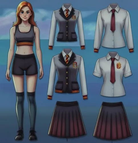 derivable,a uniform,school clothes,uniforms,uniform,school skirt,police uniforms,women's clothing,tailcoats,dressup,anime japanese clothing,outfits,ladies clothes,tailcoat,kantai collection sailor,mitsuru,fashionable clothes,business girl,attires,turnarounds,Unique,Design,Character Design