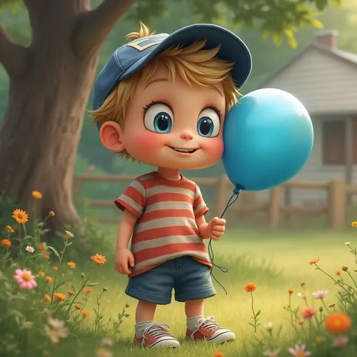 cute cartoon character,cute cartoon image,gumball,balloon,water balloon,soffiantini