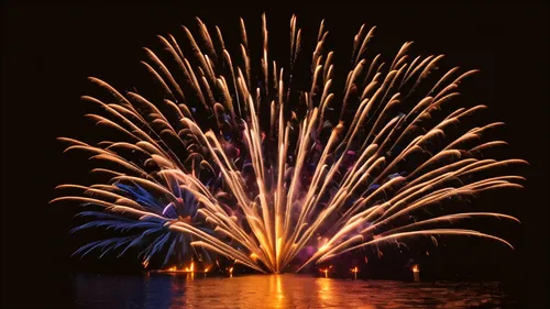 multi color Firework explosion, fire, water, element, crystal see through lake, magical symbol, black backdrop,pyrotechnic,seoul international fireworks festival,illuminations,fireworks,hanabi,firewor