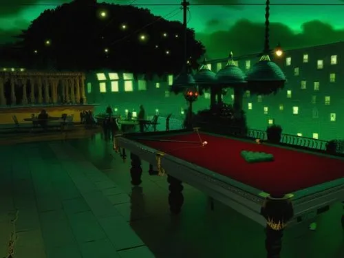 в зеленный оттенках,night scene,dark park,miniature golf,the park at night,minigolf,mini golf course,mini golf,cartoon video game background,cementerio,necropolis,odditorium,cemetry,halloween scene,hu