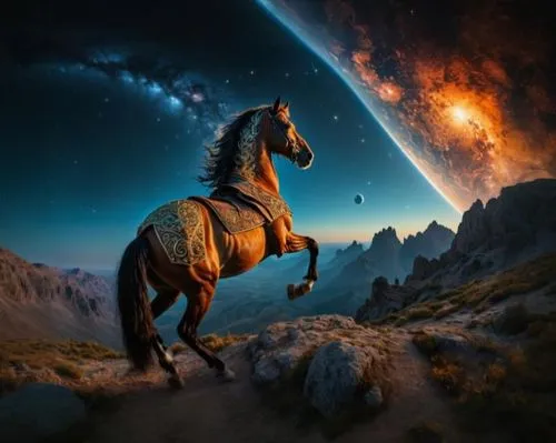 fire horse,fantasy picture,unicorn background,horsehead,equine,colorful horse,alpha horse,wild horse,unicorn art,dream horse,iceland horse,horse,horse running,constellation centaur,a horse,fantasy art