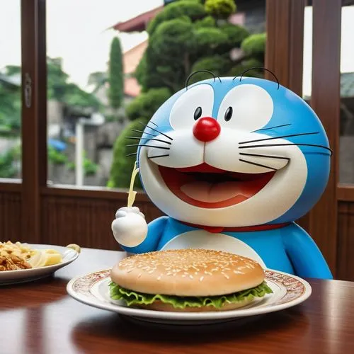 doraemon,debu,fujio,komeda,dorayaki,emon,komiyama,wimpy,mcada,kitaro,kawaii foods,filbert,sonic,fastfood,kawaii food,bluesier,renderman,hungiapuko,borger,chatmon,Photography,General,Realistic