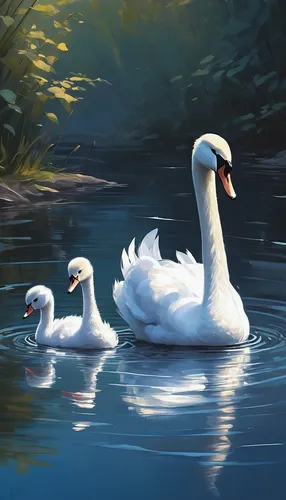 swan pair,swan lake,swans,swan boat,young swans,swan family,swan cub,baby swans,swan on the lake,swan,canadian swans,white swan,trumpeter swans,cygnets,ducks  geese and swans,cygnet,young swan,tundra swan,water fowl,mourning swan,Illustration,Black and White,Black and White 08