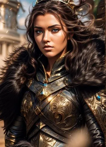 female warrior,warrior woman,celtic queen,fierce,artemisia,fantasy woman,fantasy portrait,sofia,thracian,samara,eufiliya,mara,fantasy warrior,paladin,golden crown,catarina,athena,almudena,eurasian,strong women