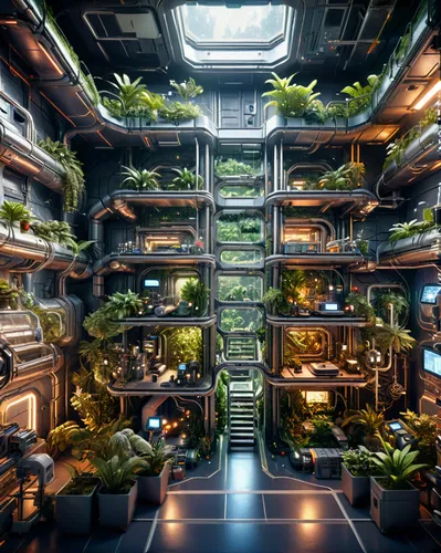 balcony garden,scifi,sci - fi,sci-fi,sky space concept,sci fi,juice plant,plant community,terraforming,futuristic architecture,fractal environment,terrarium,spaceship space,futuristic landscape,earth station,sky apartment,houseplant,tunnel of plants,greenhouse,colony,Photography,General,Sci-Fi