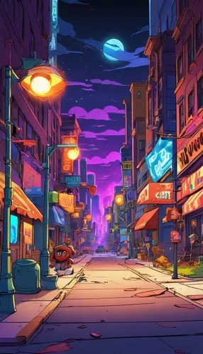 cartoon video game background,halloween background,colorful city,dusk background,cyberpunk,retro background,backgrounds,digital background,fantasy city,city at night,halloween wallpaper,background screen,neon coffee,art background,chinatown,night scene,downtown,aurora village,neon ghosts,the street,Conceptual Art,Oil color,Oil Color 21