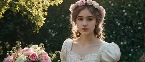 jane austen,eglantine,lily-rose melody depp,girl in flowers,girl in the garden,lillian gish - female,jessamine,victorian lady,clove garden,flower girl,beautiful girl with flowers,girl picking flowers,flower garden,flower garland,vintage flowers,rosa 'the fairy,primrose,noble rose,wild roses,flower hat,Illustration,Black and White,Black and White 27