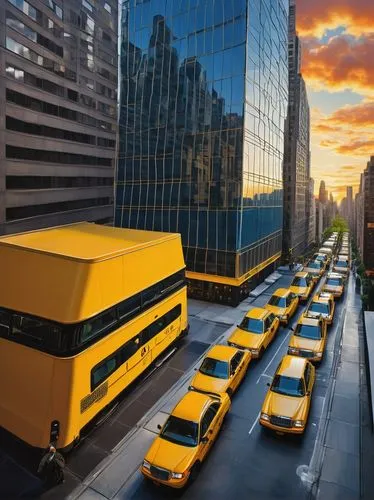 schoolbuses,school buses,new york taxi,yellow taxi,fleet and transportation,vehicle transportation,autobuses,taxicabs,delivery trucks,postauto,transport and traffic,microbuses,yellow car,autorickshaws,transportes,schoolbus,model buses,the transportation system,hauliers,school bus,Art,Artistic Painting,Artistic Painting 06