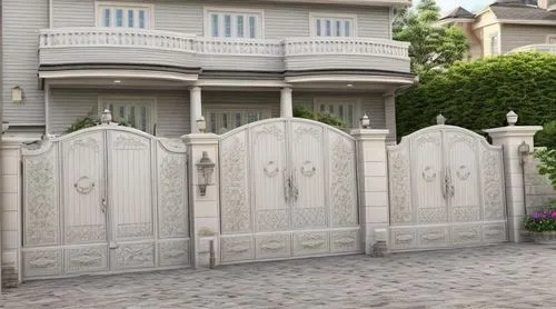 ornamental dividers,front gate,fence gate,hinged doors,wood gate,wrought iron,Common,Common,Natural