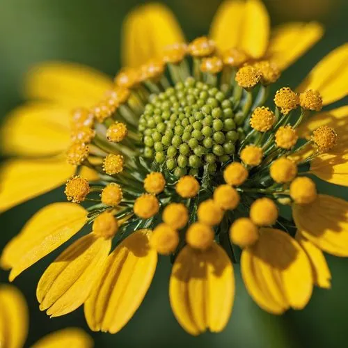 tansy macro shot,a closeup of the center part of an aster plant,asteraceae,rudbeckia,rudbeckia nitida,rudbeckia fulgida,rudbeckia nidita,ox-eye daisy,Photography,General,Commercial