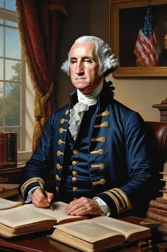 george washington,founding,official portrait,jefferson,patriot,admiral von tromp,governor,portrait background,george ribbon,president of the u s a,constitution,thomas jefferson,hamilton,admiral,president,paine,usn,chief cook,naval officer,naval architecture,Illustration,American Style,American Style 15