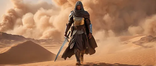 afar tribe,dune,merzouga,the wanderer,desert background,erbore,horus,capture desert,viewing dune,desert,sandstorm,assassin,tutankhamun,hooded man,pharaoh,the desert,sahara,lone warrior,dune 45,guards of the canyon,Conceptual Art,Daily,Daily 13