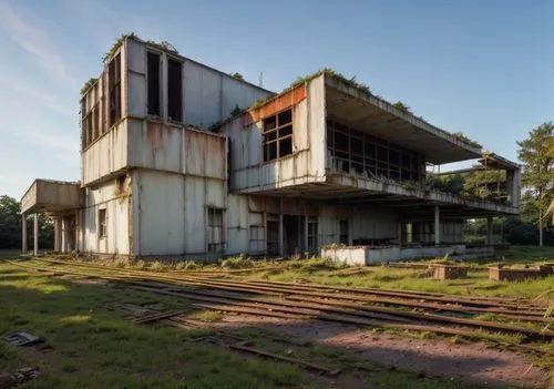 fordlandia,abandoned train station,abandoned building,pripyat,prora,industrial ruin,abandoned place,abandoned school,old factory building,sanatorium,abandoned places,concrete plant,dilapidated building,disused,djerassi,abandoned factory,brownfield,delapidated,chernobyl,derelict