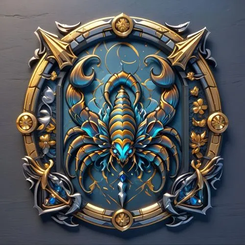 a metal wall decoration with a unique design,serdamba,art nouveau frame,elashyi,jebtsundamba,tirion,kalhora,Anime,Anime,General