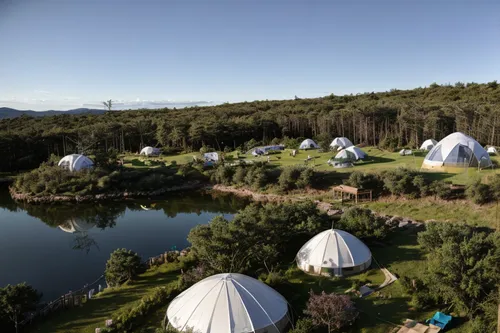 yurts,camping tipi,termales balneario santa rosa,eco hotel,tourist camp,wigwam,campsite,tent tops,tekapo,roof domes,camping tents,tipi,tents,cube stilt houses,tent camp,campire,lake taupo,tent camping