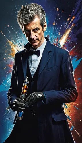 The Twelfth Doctor And Sonic Screwdriver Neil Edwards Debut Art,the doctor,twelve,doctor who,dr who,regeneration,female doctor,doctor,eleven,screwdriver,full hd wallpaper,the eleventh hour,theoreticia