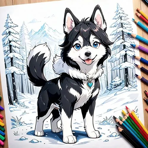 balto,akita,husky,huskie,nanook,sled dog,Anime,Anime,Traditional