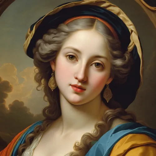 portrait of a girl,portrait of a woman,cepora judith,woman holding pie,artemisia,la nascita di venere,portrait of christi,bougereau,young woman,woman portrait,the prophet mary,woman's face,baroque angel,cleopatra,vintage female portrait,young girl,woman holding a smartphone,young lady,rococo,girl with cloth,Art,Classical Oil Painting,Classical Oil Painting 33