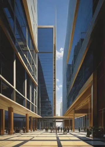 masdar,skyways,chipperfield,mcquarrie,transbay,kirrarchitecture,casgrain,difc,glass facade,office buildings,glass facades,koolhaas,architettura,carreau,calpers,skybridge,urbis,tishman,architectures,isozaki,Conceptual Art,Sci-Fi,Sci-Fi 15